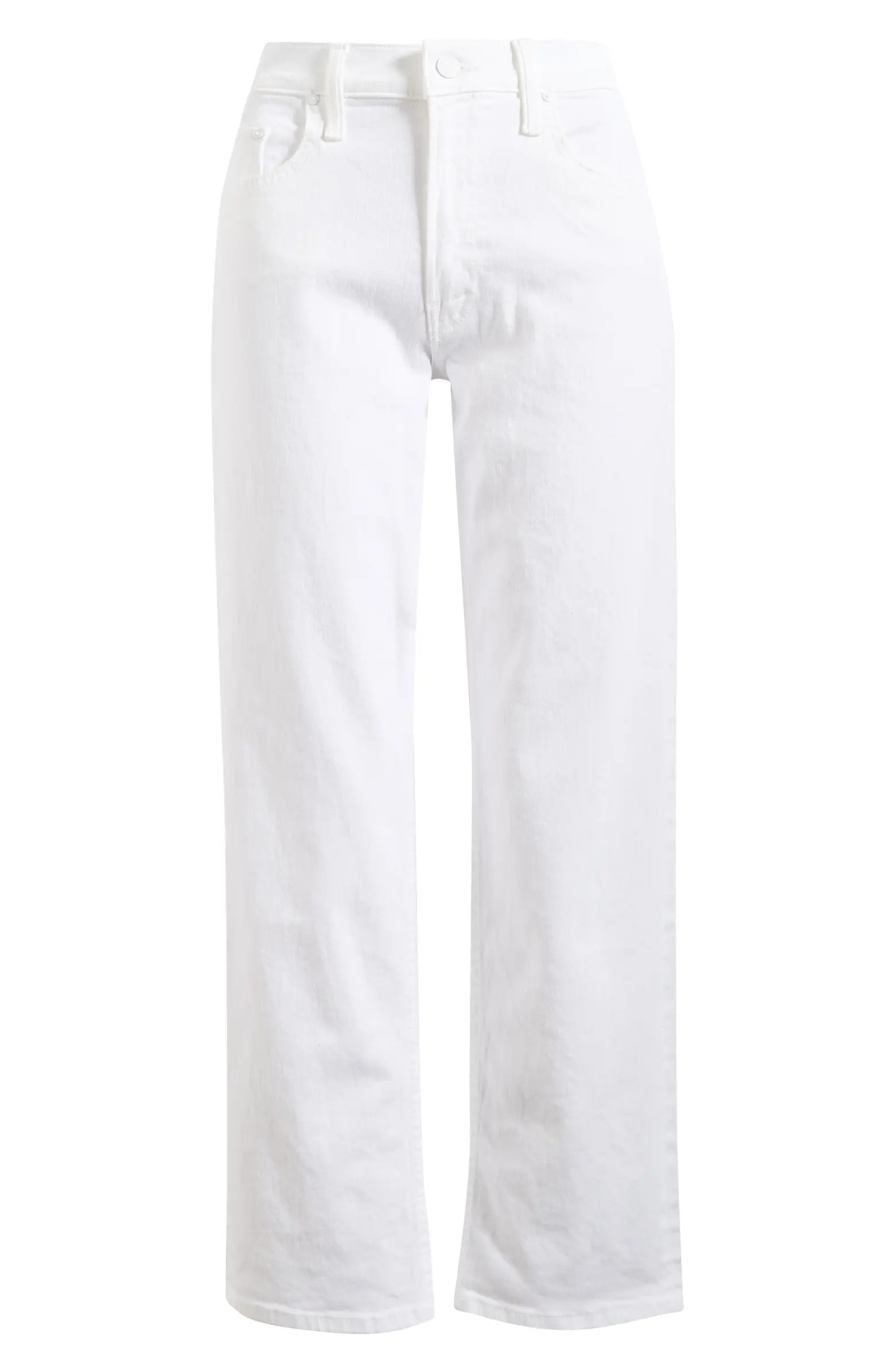 The Newbie High Waist Crop Straight Leg Jeans | Nordstrom