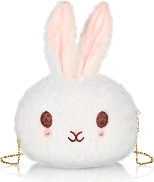 Mixweer Crossbody Bag Cute Plush Purse Backpack Kawaii Wallet Girls Cartoon Animal Lolita Bag wit... | Amazon (US)