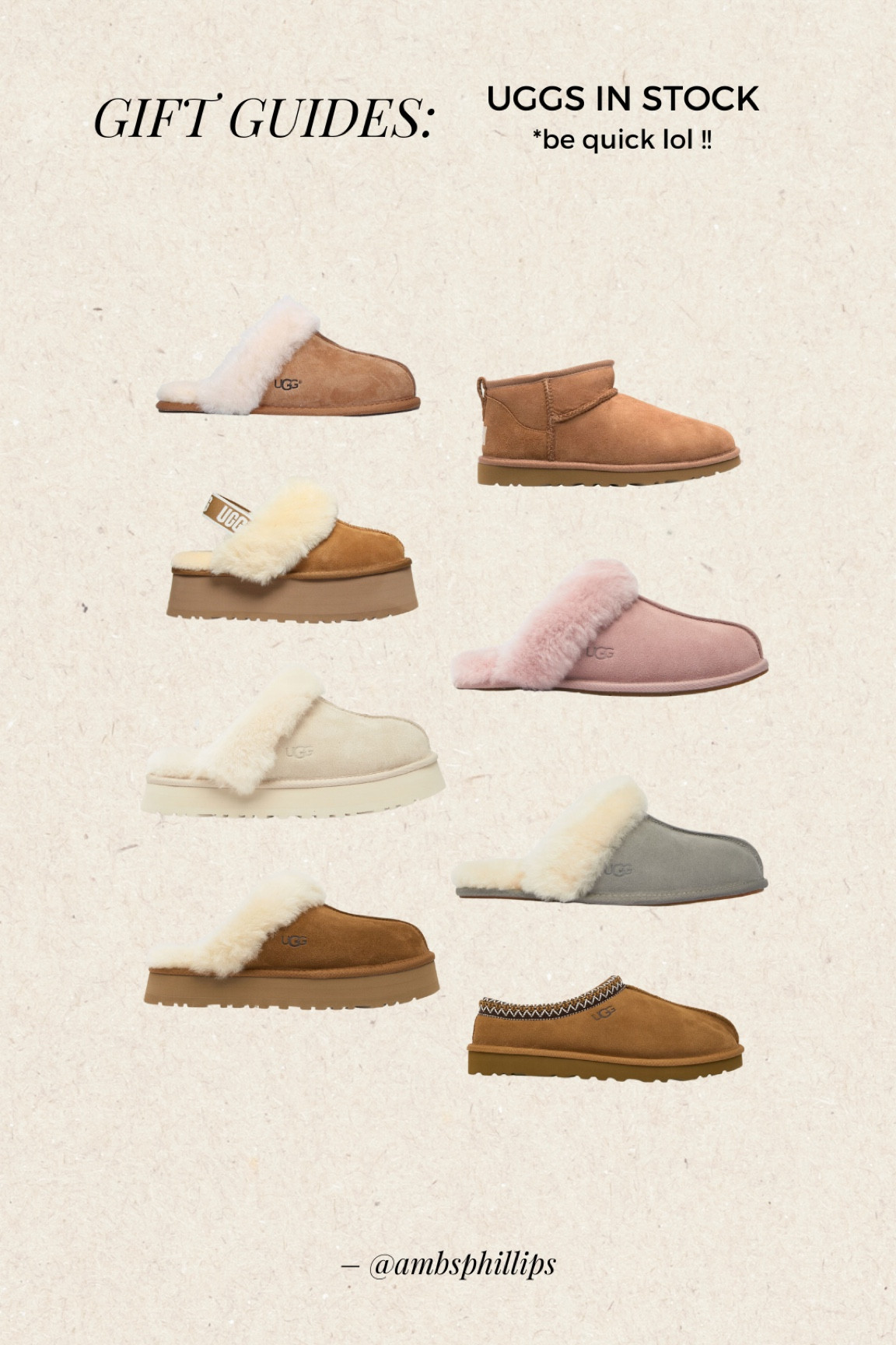 UGGS 🤎✨ finally some in stock ones!!! Be quick! #uggs 

#LTKhome #LTKfamily #LTKSeasonal