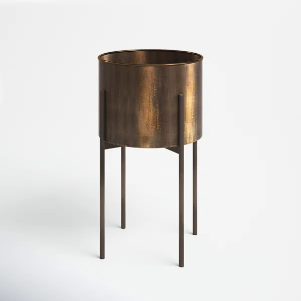 Brinley Metal Outdoor Planter | Wayfair North America