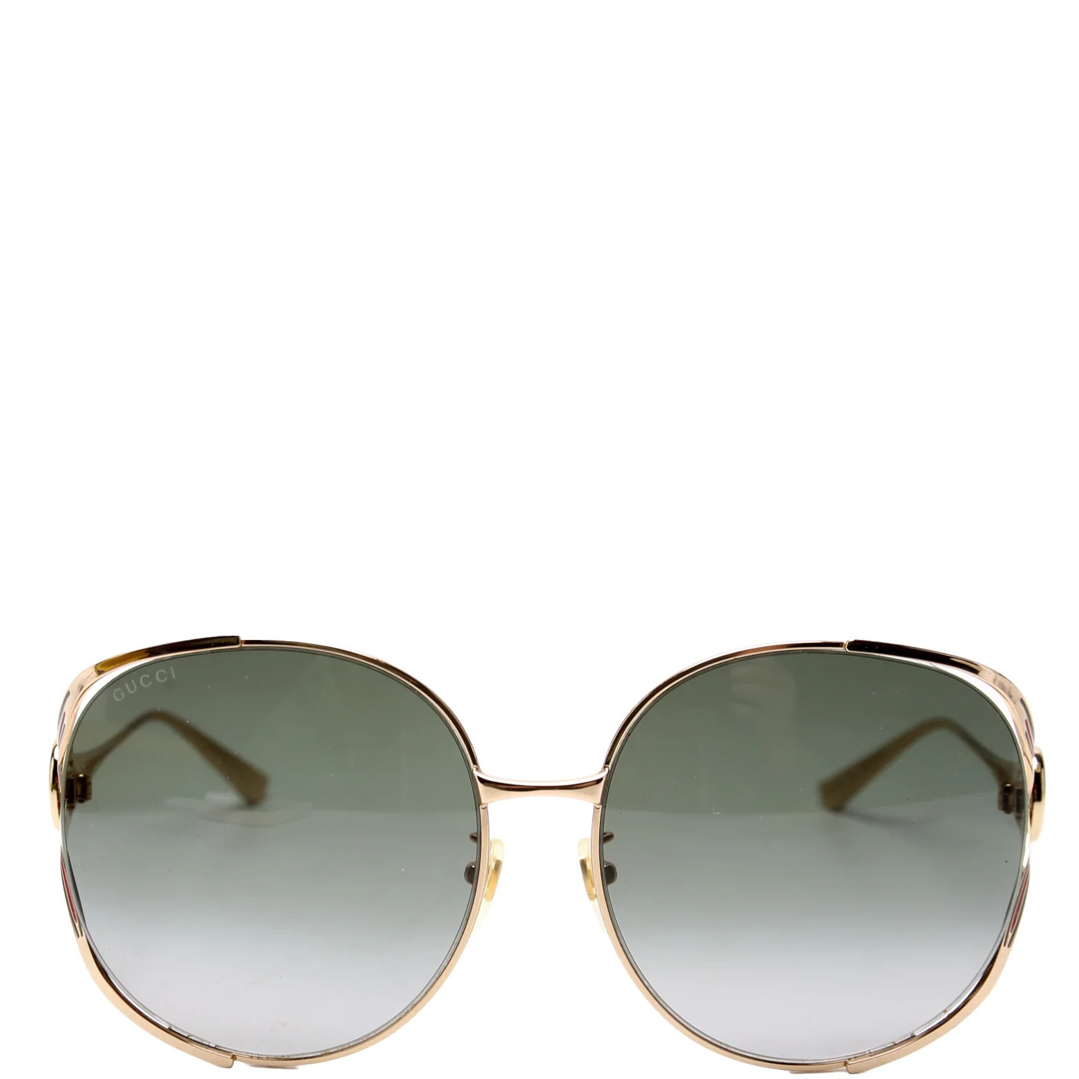GG0225S Oversized Sunglasses Gold/Multi | Keeks Designer Handbags