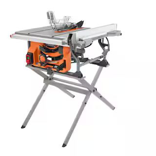 15 Amp 10 in. Portable Corded Jobsite Table Saw with Folding Stand | The Home Depot