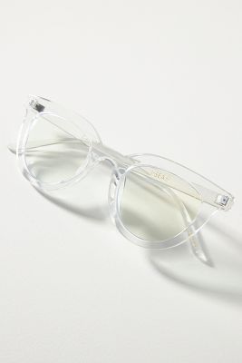 Canyon Round Blue Light Glasses | Anthropologie (US)