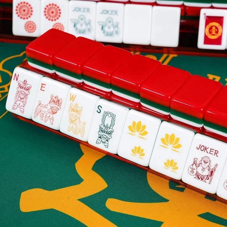 Mahjong set Lucky Premium tile game by Mad About Mahj | Walmart (US)