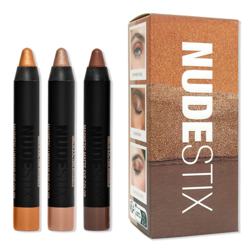 NUDESTIXSmokey Gold Eyes 3 Piece Mini Eye Kit | Ulta