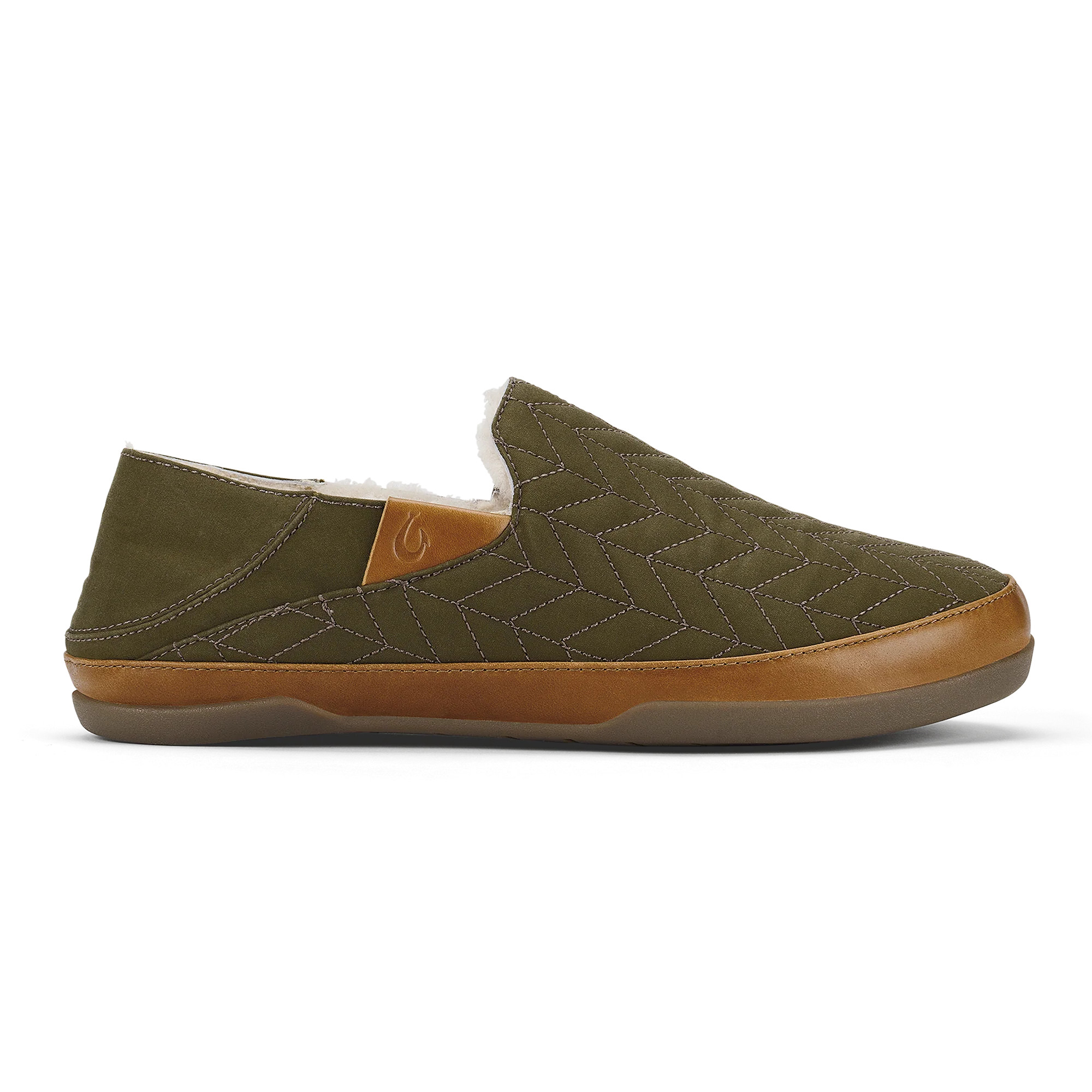 Hanohano Men’s Waxed Canvas Slippers - Husk | OluKai | OluKai