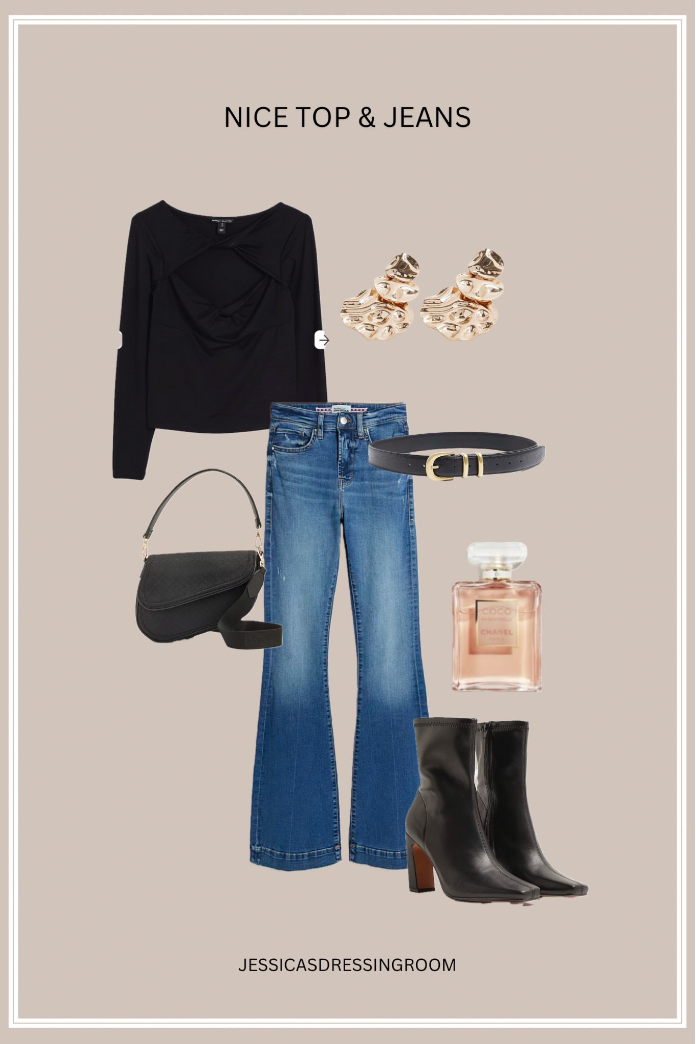 Nice top and jeans look 👌🏽

#jeans #flare #datenight #dinneroutfit #bags #galentines #valentines 

#LTKFashionMonth #LTKuk #LTKdatenight