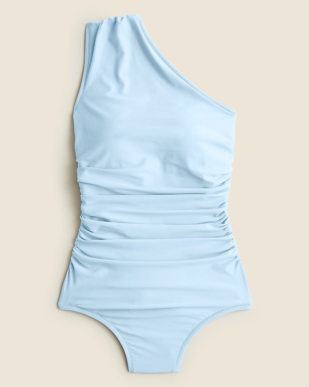 Ruched one-shoulder one-piece | J. Crew US