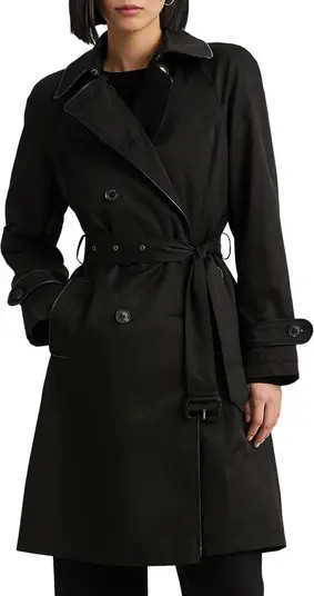 Water Repellent Cotton Blend Belted Trench Coat | Nordstrom