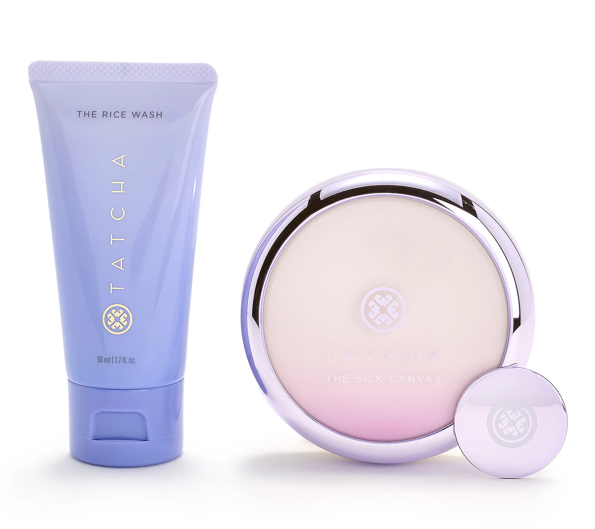 TATCHA Silk Canvas & Travel Size Rice Wash | QVC
