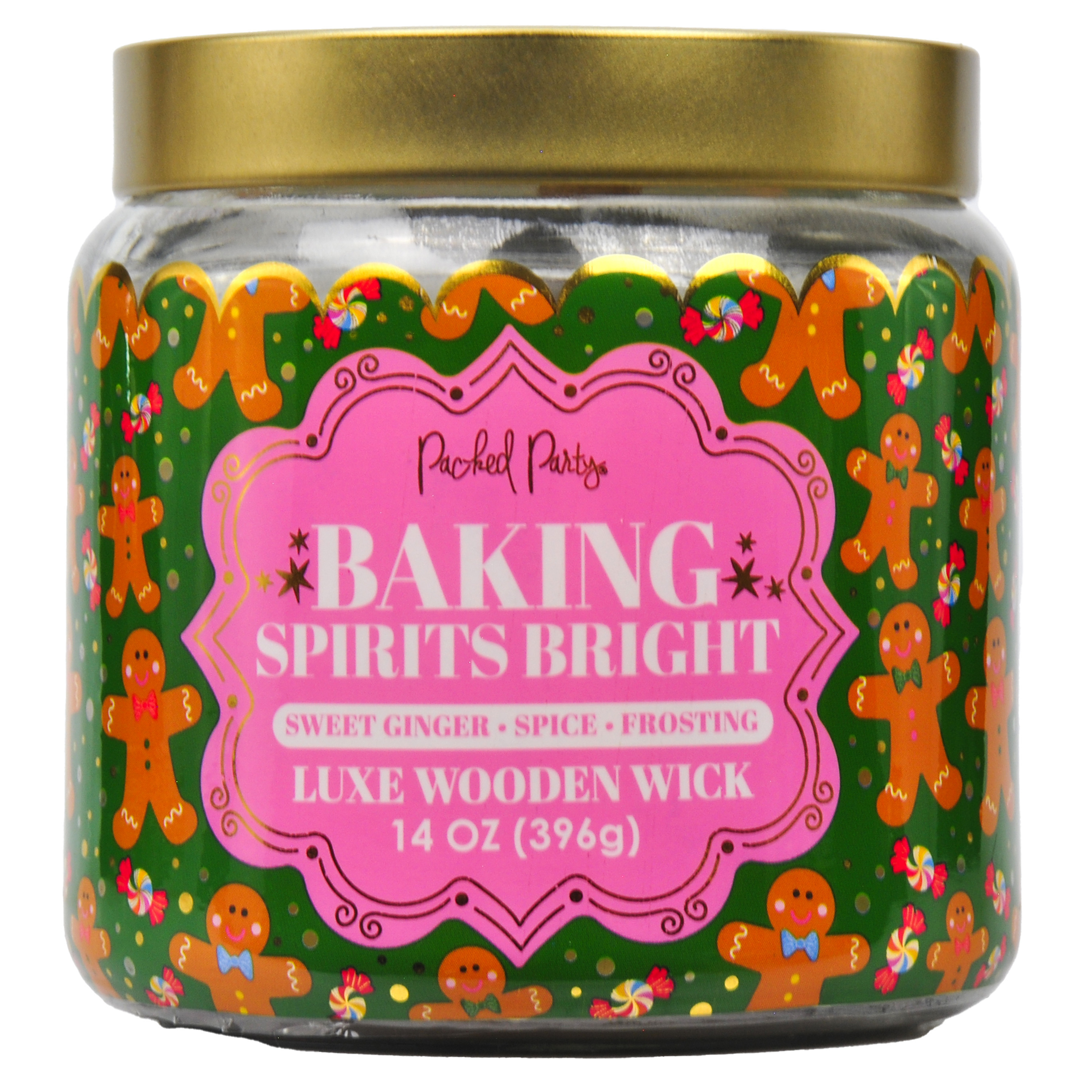 Packed Party Wrap 2 Wick Baking Spirits Bright Candle, 14 Ounce | Walmart (US)