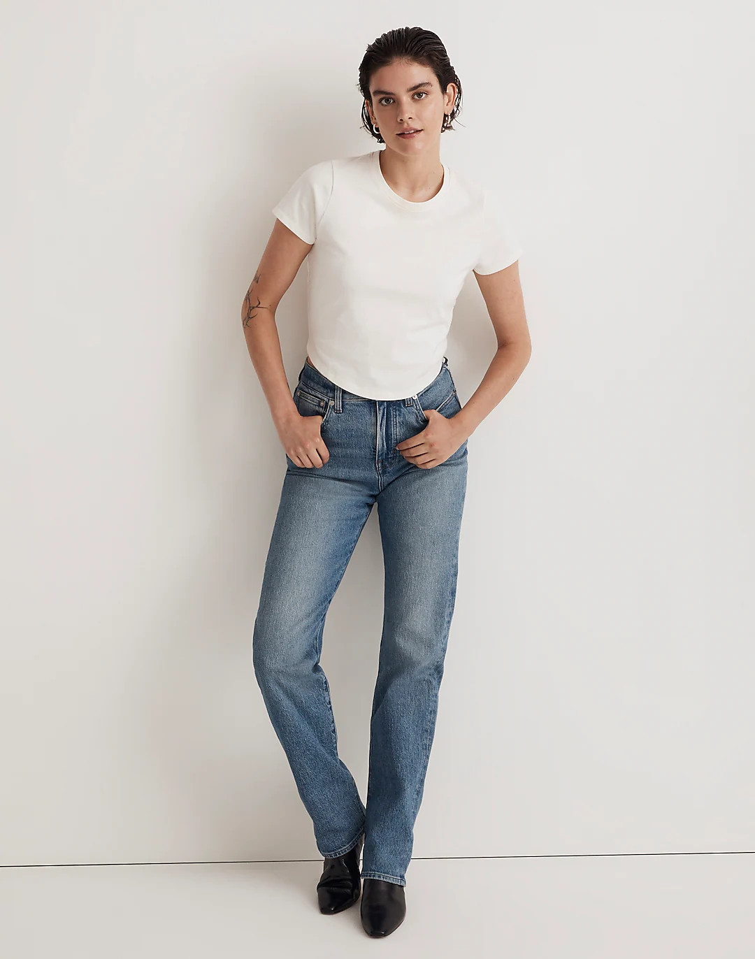 Heavyweight Jersey Crewneck Tee | Madewell