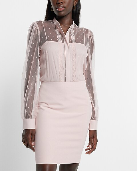 Editor High Waisted Pencil Skirt | Express