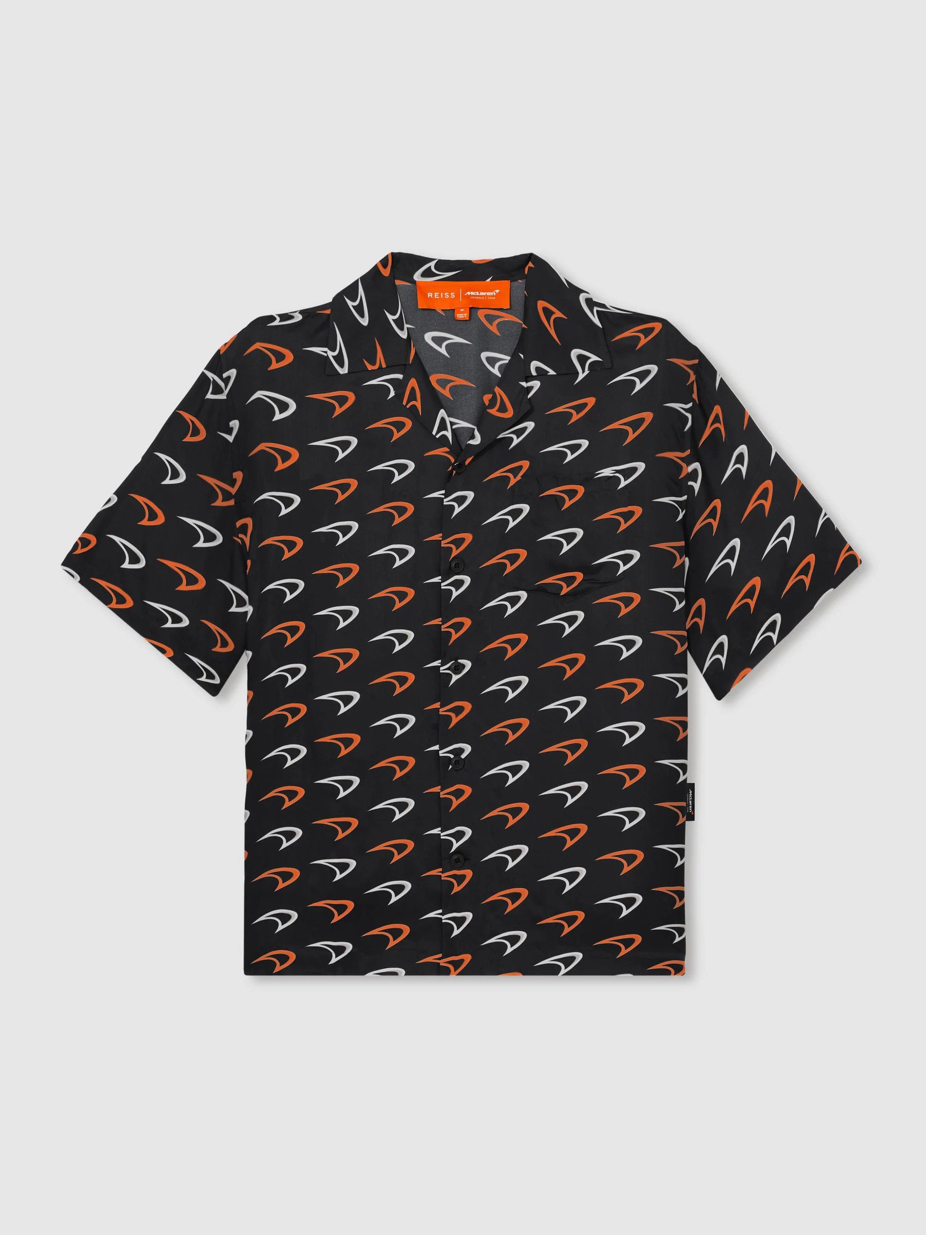 Reiss Reiss Black Vision McLaren F1 Team Speedmark Logo Shirt | Next US