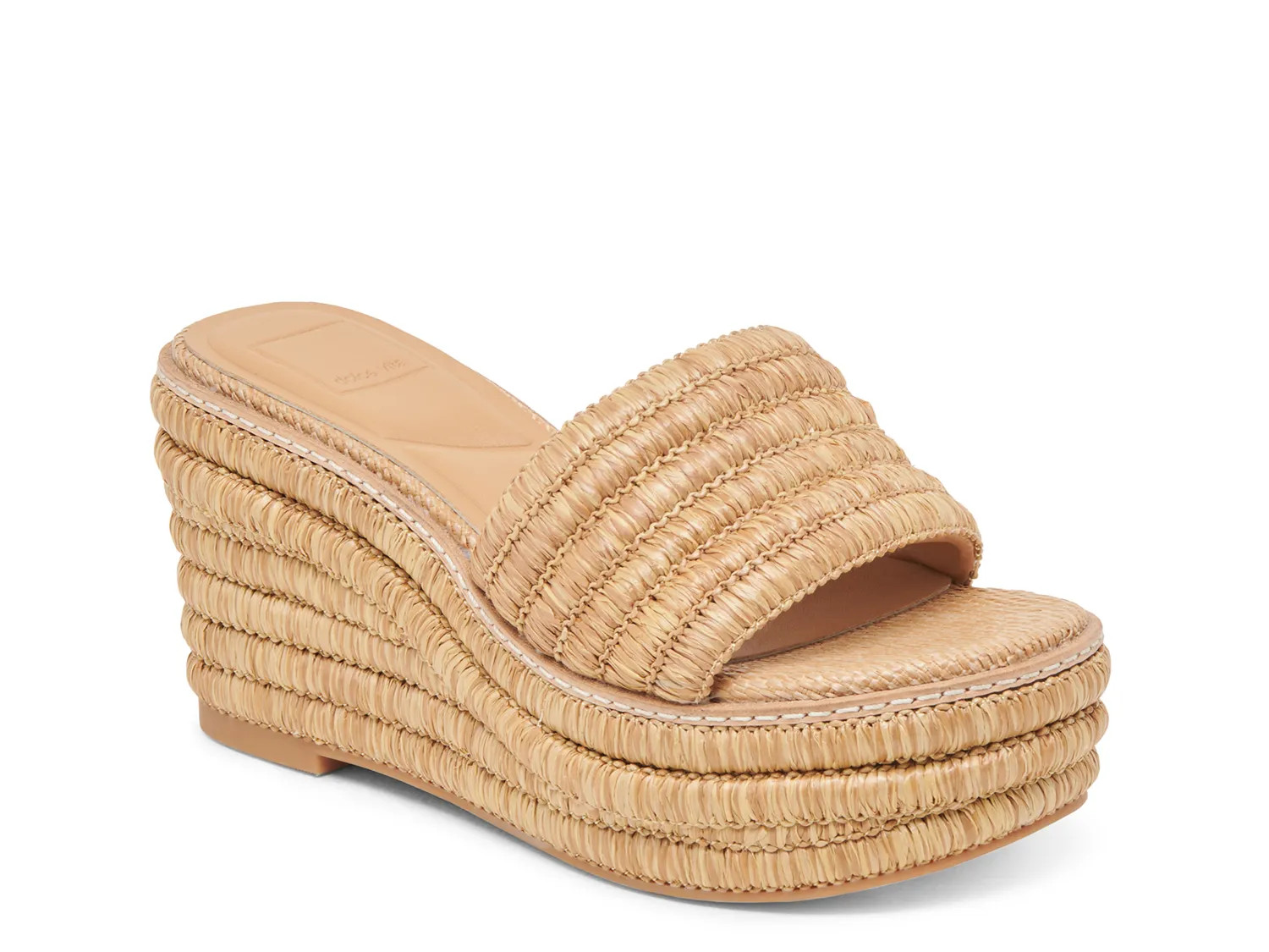 Dolce Vita Throne Wedge Sandal | Women's | Taupe | Size 7.5 | Sandals | DSW