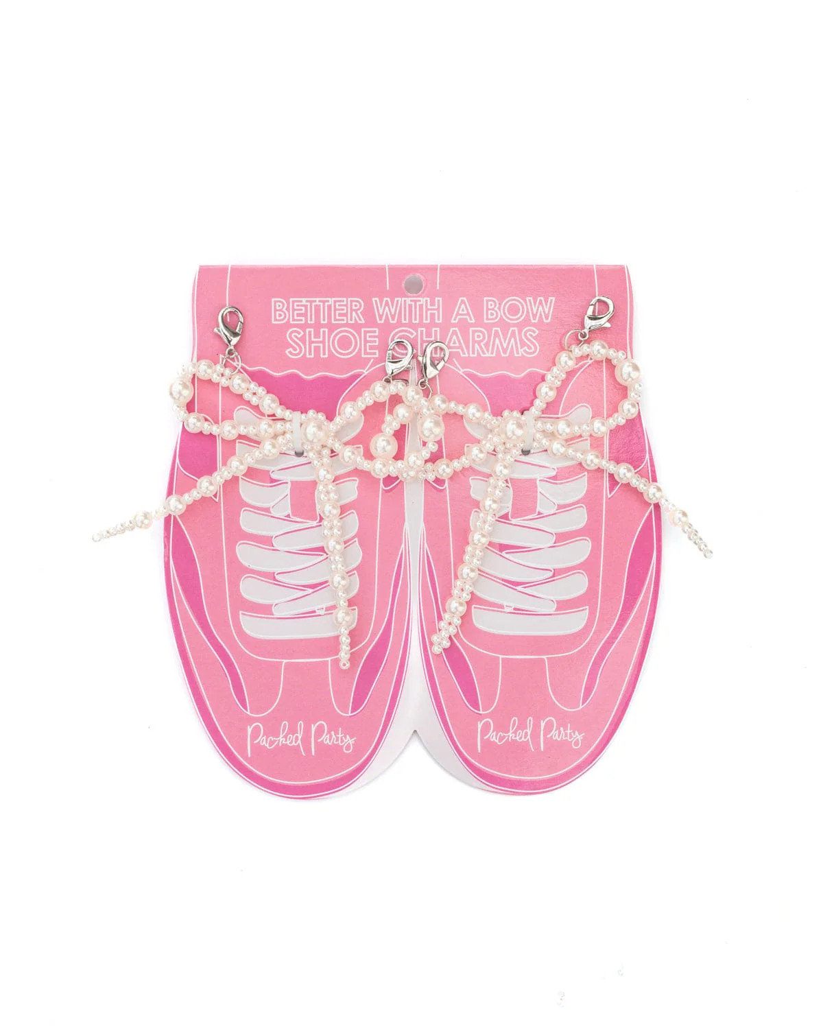 Better With A Bow Shoe Charm Set | Packed Party