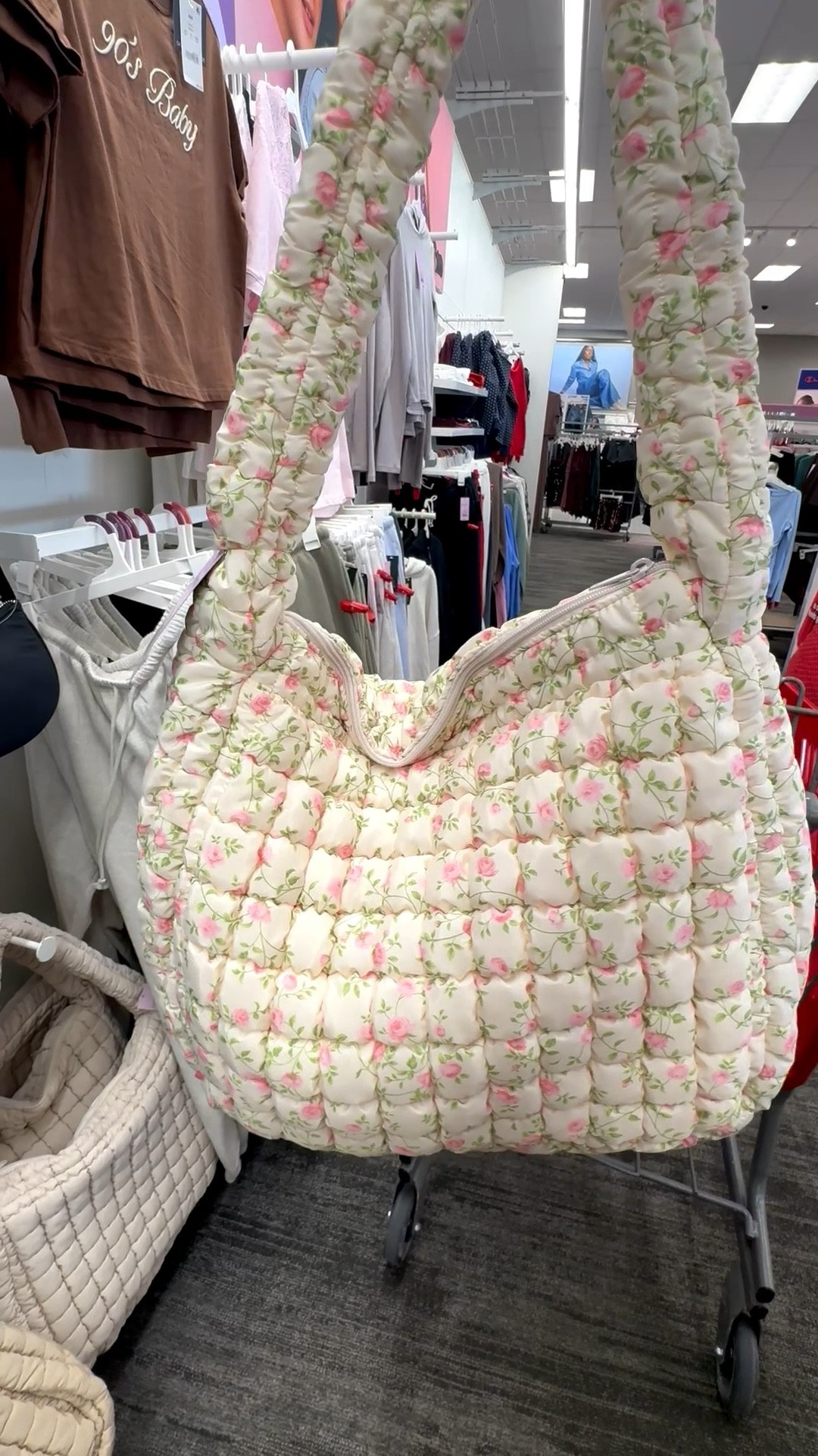 Target Puffer Bag | Floral Hobo Bag | Printed Bag

#LTKootd #LTKSeasonal