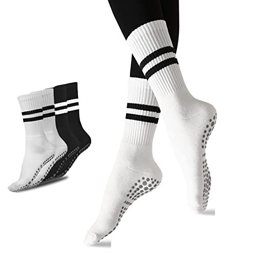 Flydo Yoga Socks Pilates for Women with Grips, Non-Slip Socks for Pilates, Barre, Ballet, Fitness，Dance, Workout | Amazon (US)