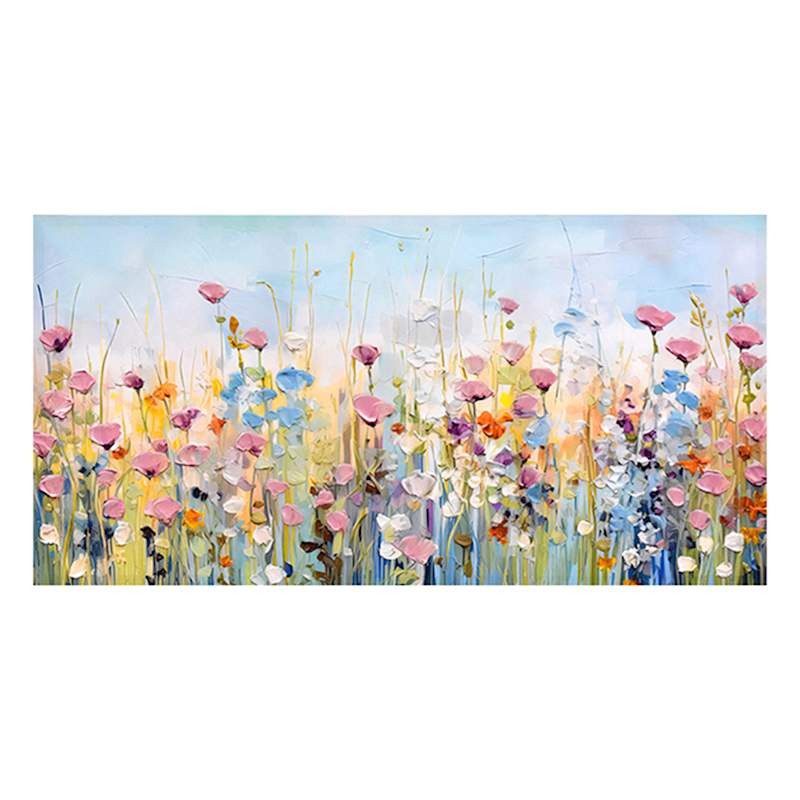 Floral Blooms Canvas  Wall Art, 40x20 | At Home