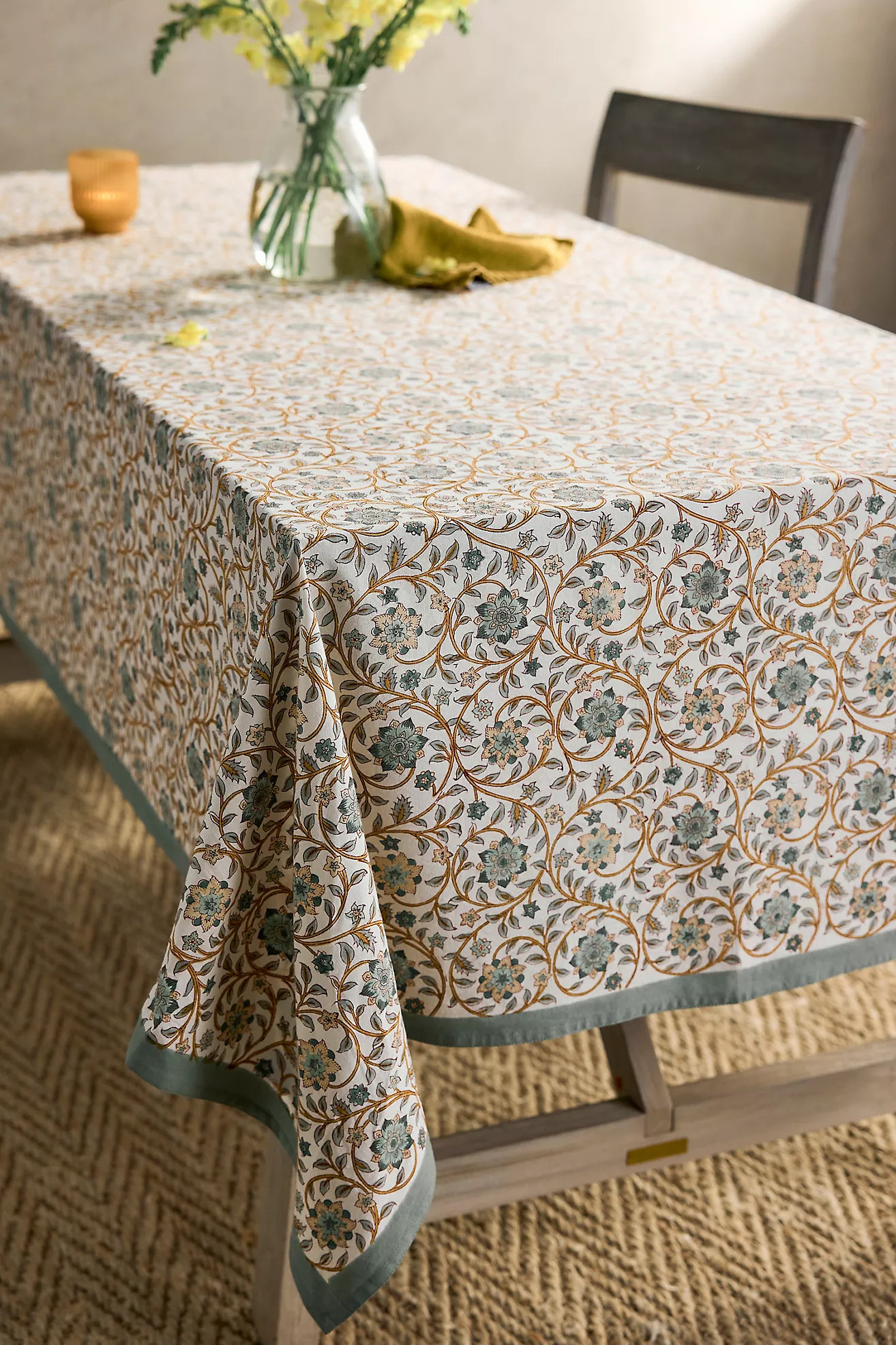 Roja Cotton Tablecloth | Anthropologie (US)