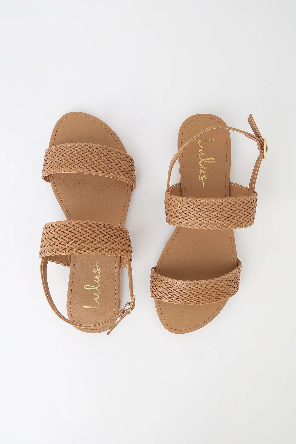 Blaise Camel Flat Sandals | Lulus (US)