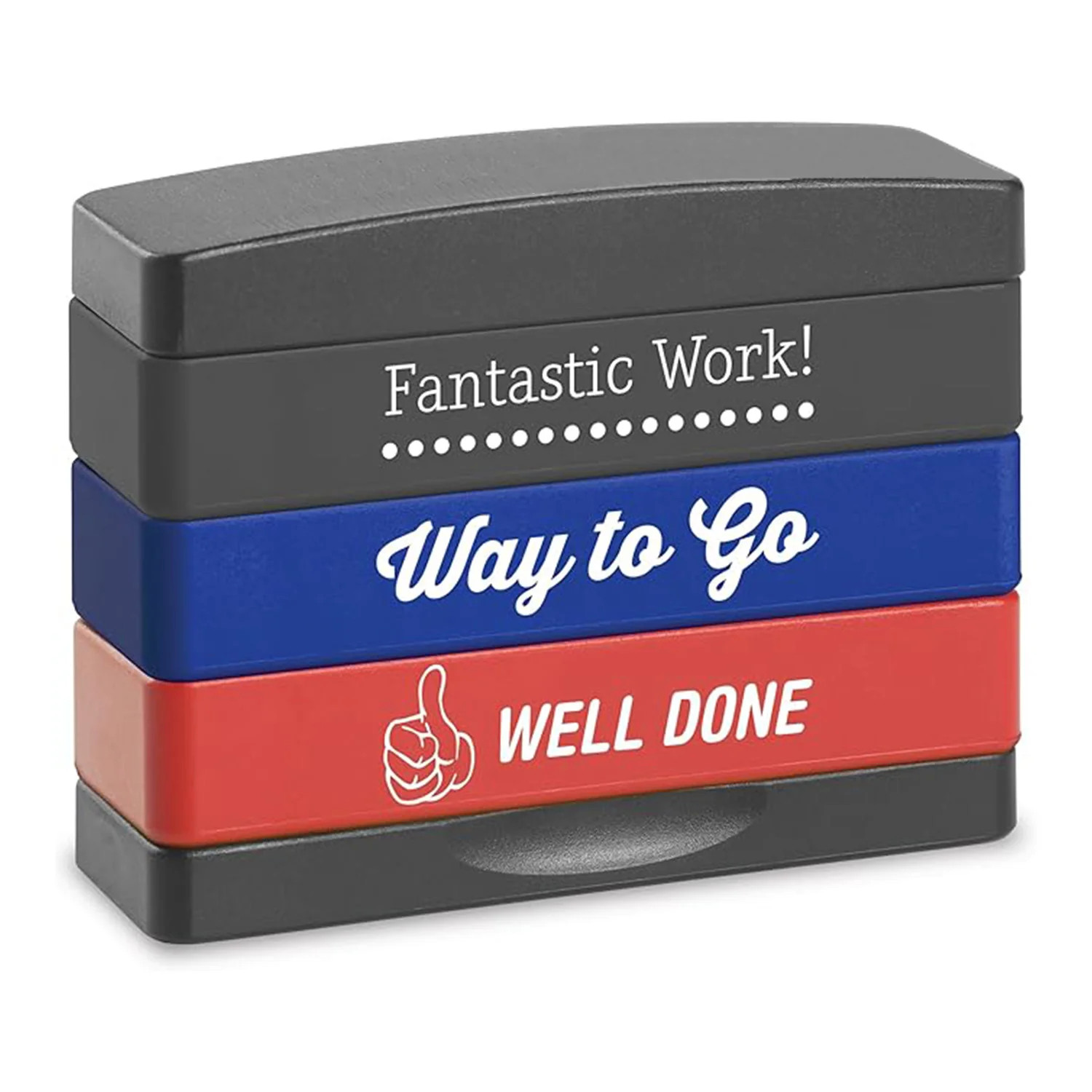 Stakz Teacher Stamp | Stackable Pre-Inked Teacher Grading Stamp Set | Boutique Stamps & Gifts