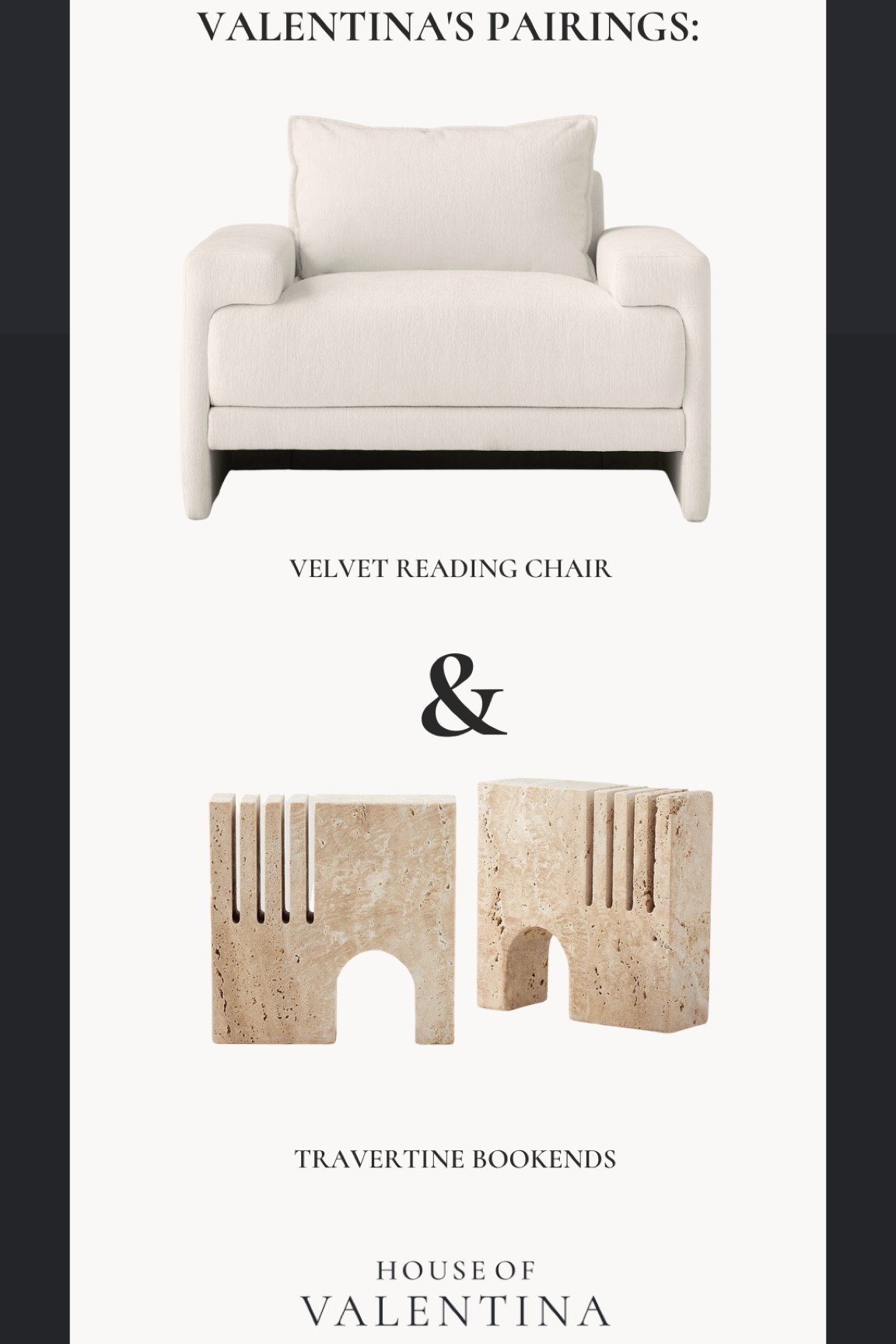 Travertine & velvet 

#LTKhome #LTKstyletip #LTKSeasonal