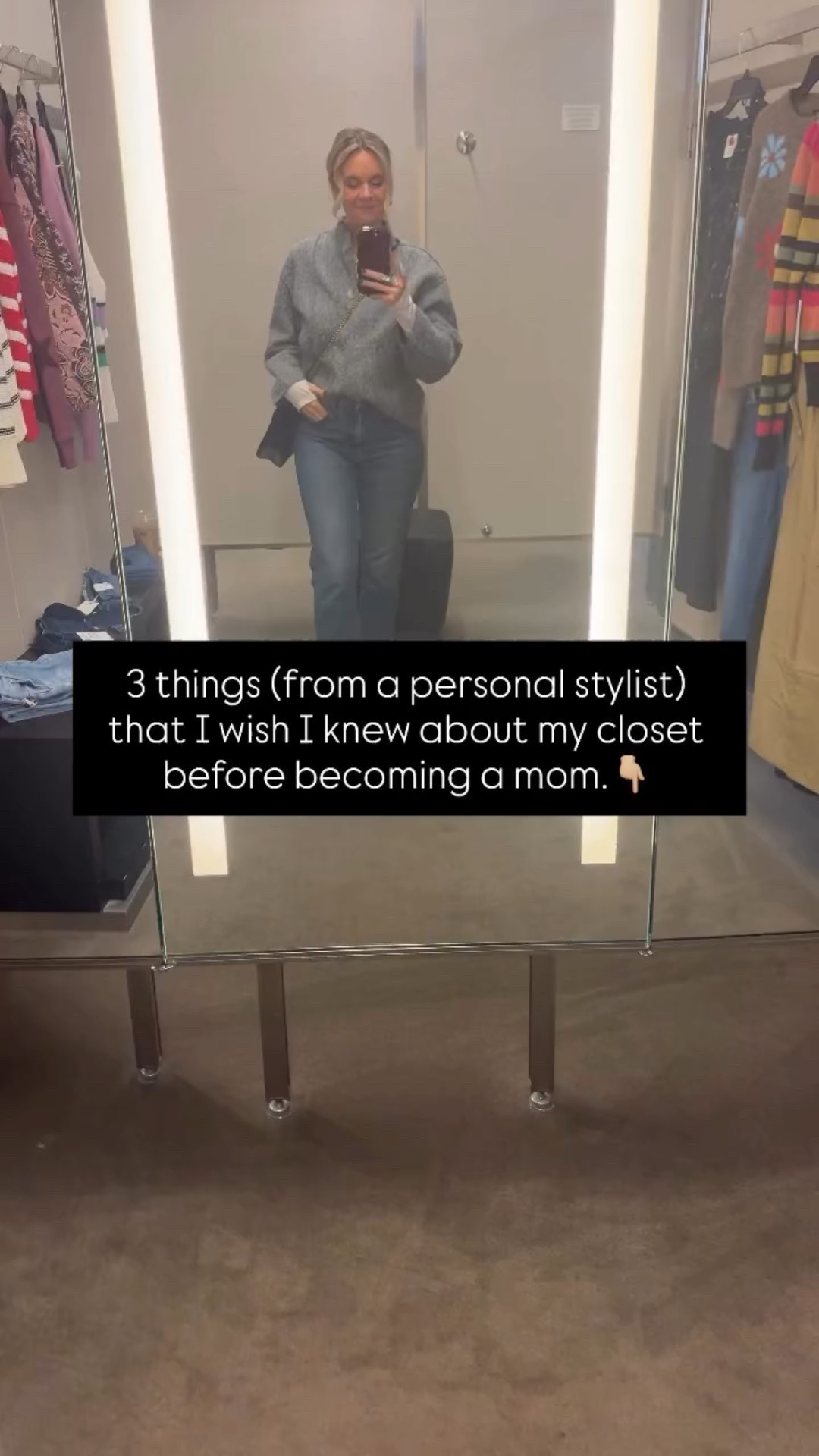 Becoming a mom changed so much — including how I got dressed every day. I wish someone had told me these three things sooner:

1️⃣ Your closet has to support your real life.
Playgrounds, school drop-offs, meetings, errands… outfits have to work for the day you’re actually living, not the one you dressed for before kids.

2️⃣ Comfort and style are not opposites.
You don’t have to choose between feeling comfortable and feeling put together. The right fabrics, fits, and silhouettes can give you both.

3️⃣ Confidence comes from simplicity.
When your closet is edited and built around pieces that mix easily, getting dressed takes less time — and feels so much better.

Motherhood doesn’t mean losing your style. It just means your wardrobe needs to evolve with you.

If you want help creating a closet that works for this season of life, our team is here.✨