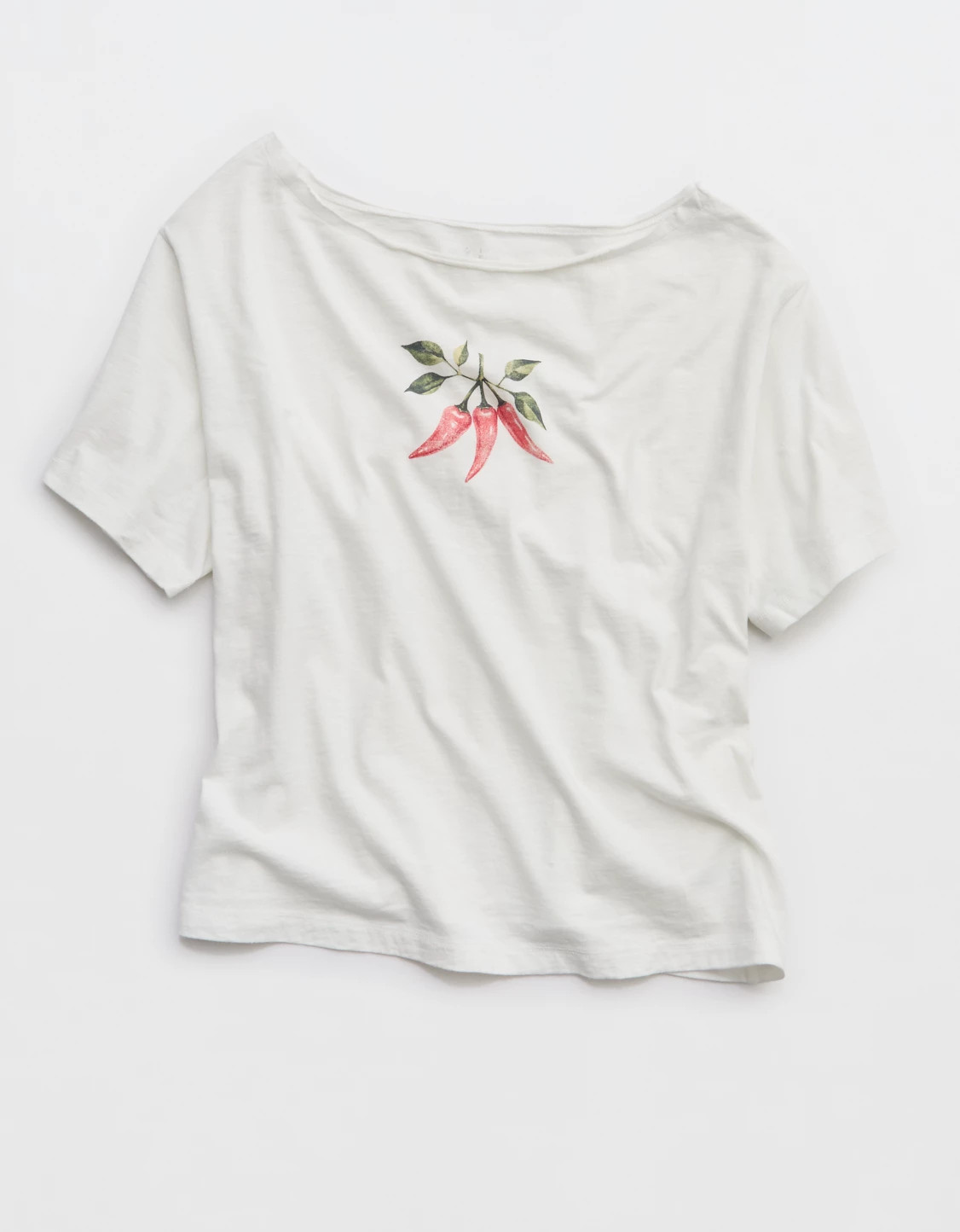 Aerie Off-The-Shoulder Relaxed Tee | Aerie
