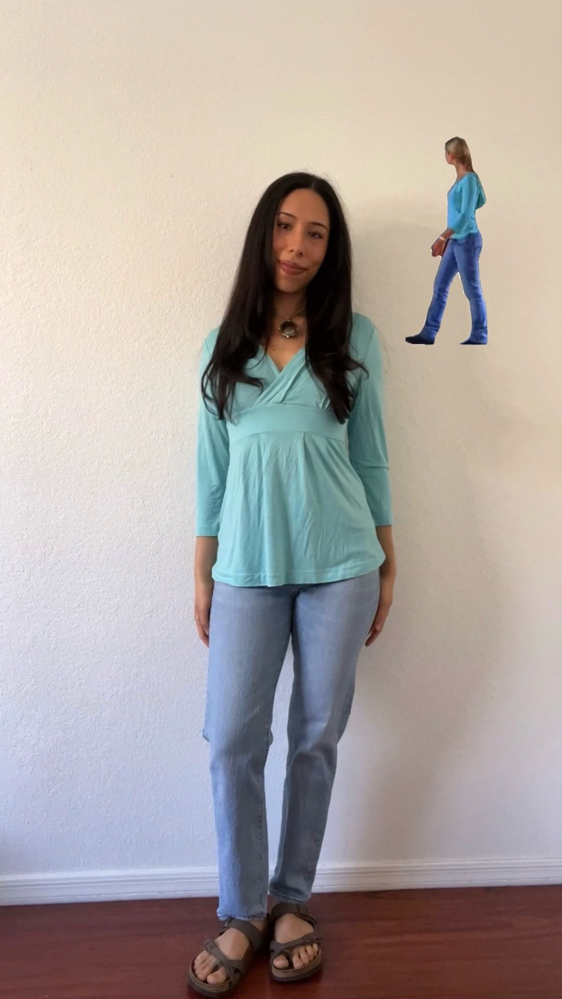 H2O Emma Gilbert outfit: top is thrifted 🏷️ banana republic 