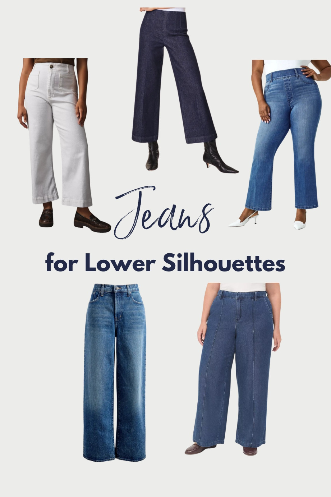 The secret to balancing a lower silhouette is avoiding a tapered leg and choosing a slightly fuller leg. These 5 trendy jeans will be your go tos and keep you looking stylish and fabulous.

#LTKGiftGuide #LTKOver40 #LTKStyleTip