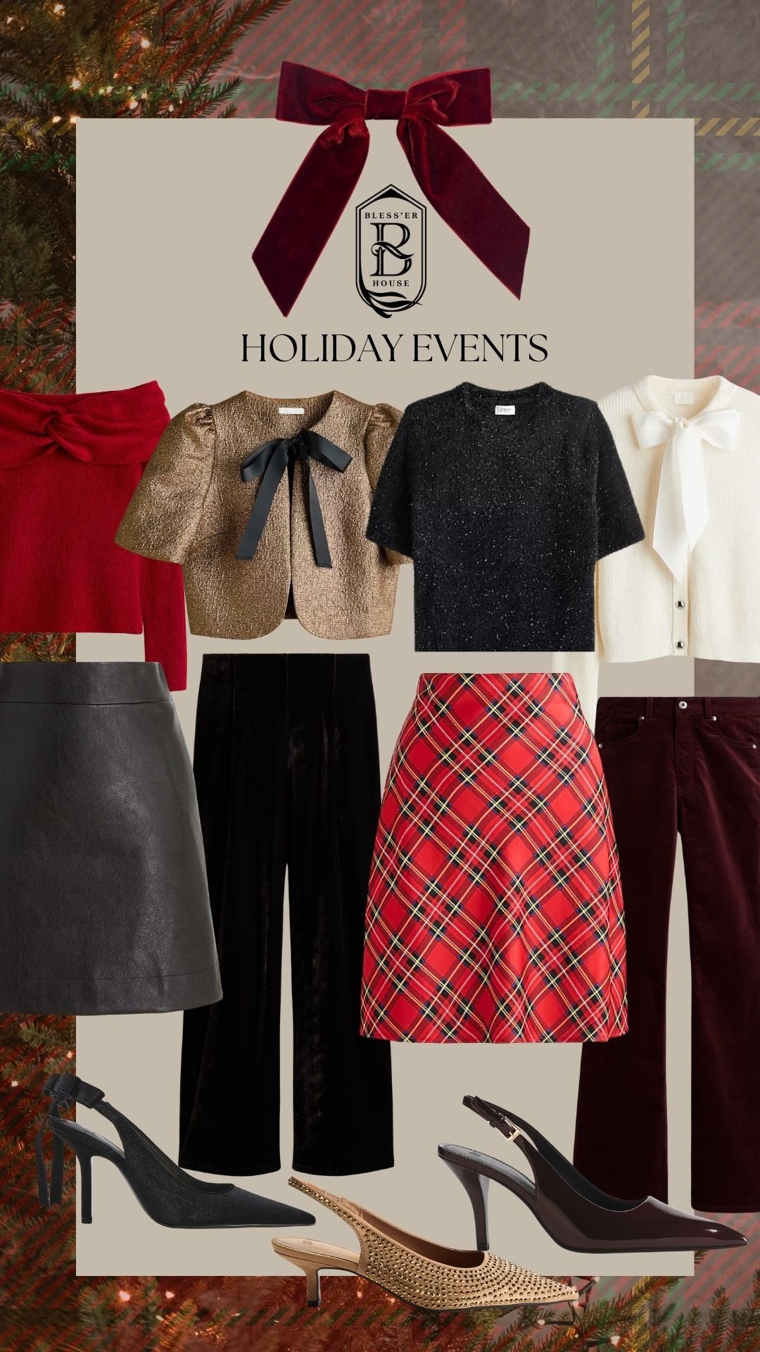  Holiday outfit ideas! 

Sequin, skirt, plaid, holiday party, Christmas party 

 

#LTKHoliday
