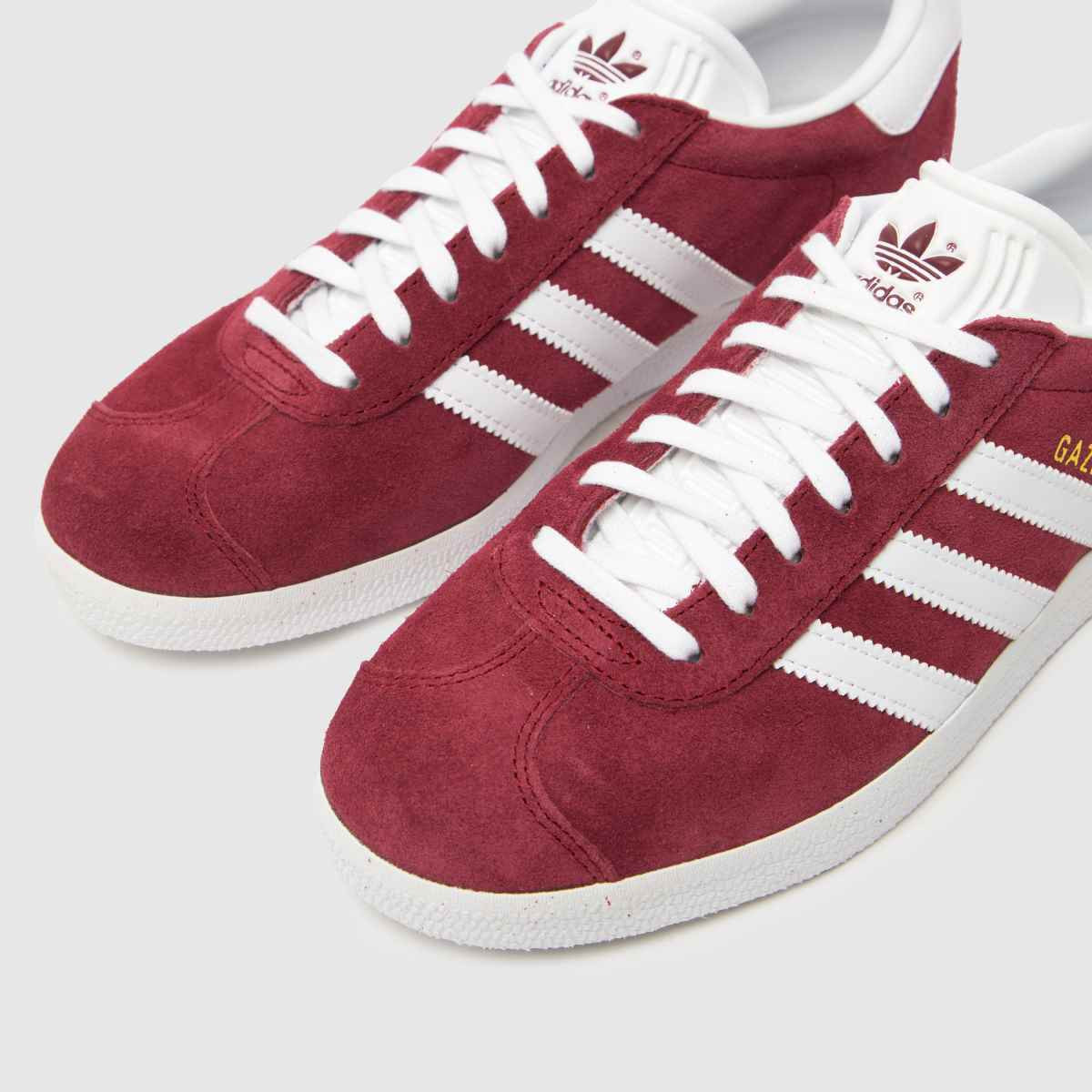 Womens Burgundy adidas Gazelle Trainers | schuh | Schuh