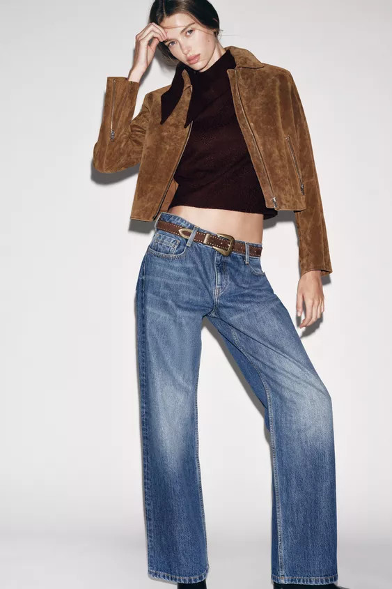 100% LEATHER SHORT JACKET | Zara US