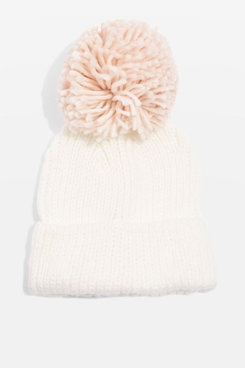 Oversized Pom Pom Beanie Hat | Topshop US