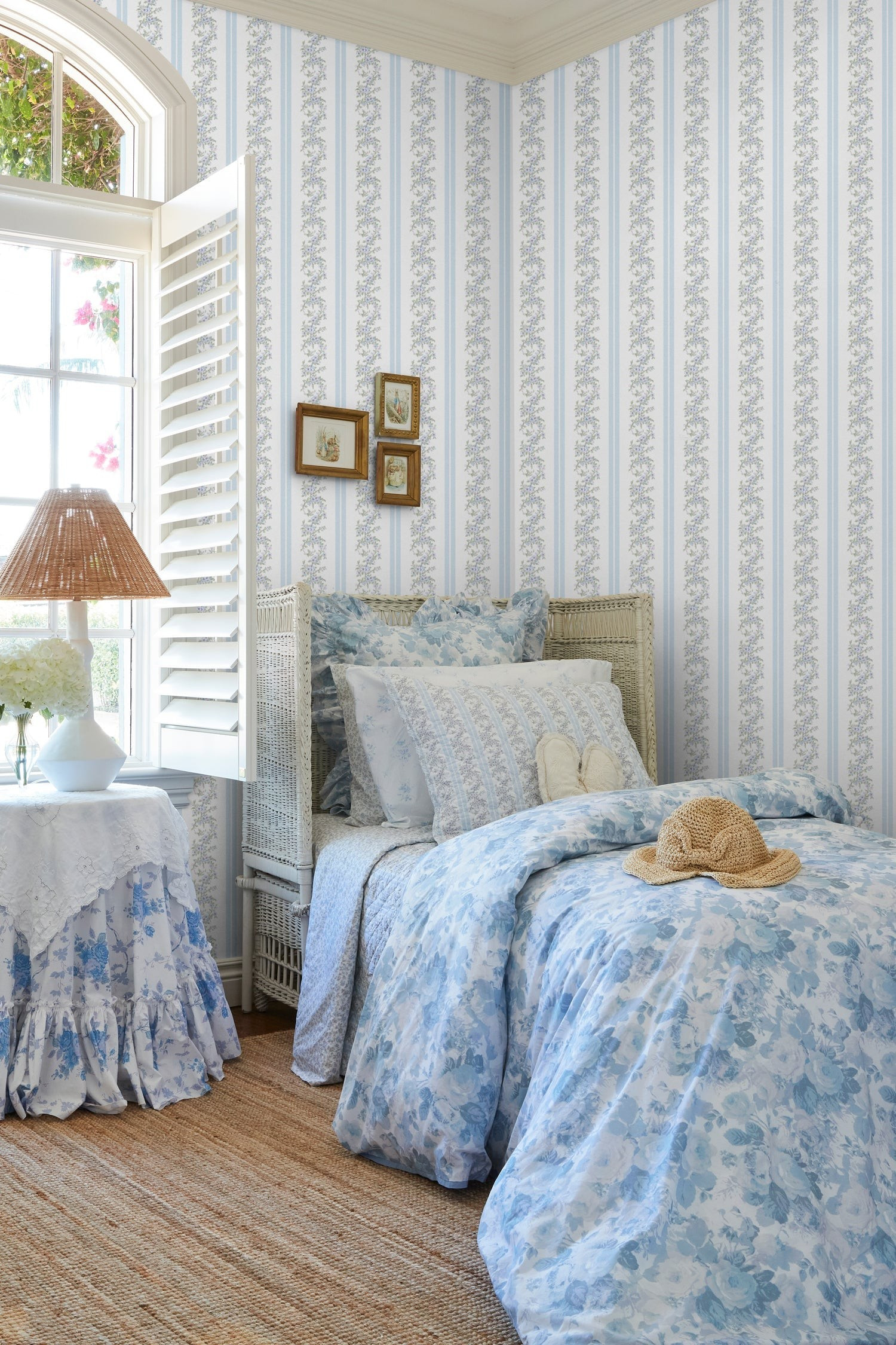 Palm Beach Rose Duvet Cover And Sham Set | LOVESHACKFANCY