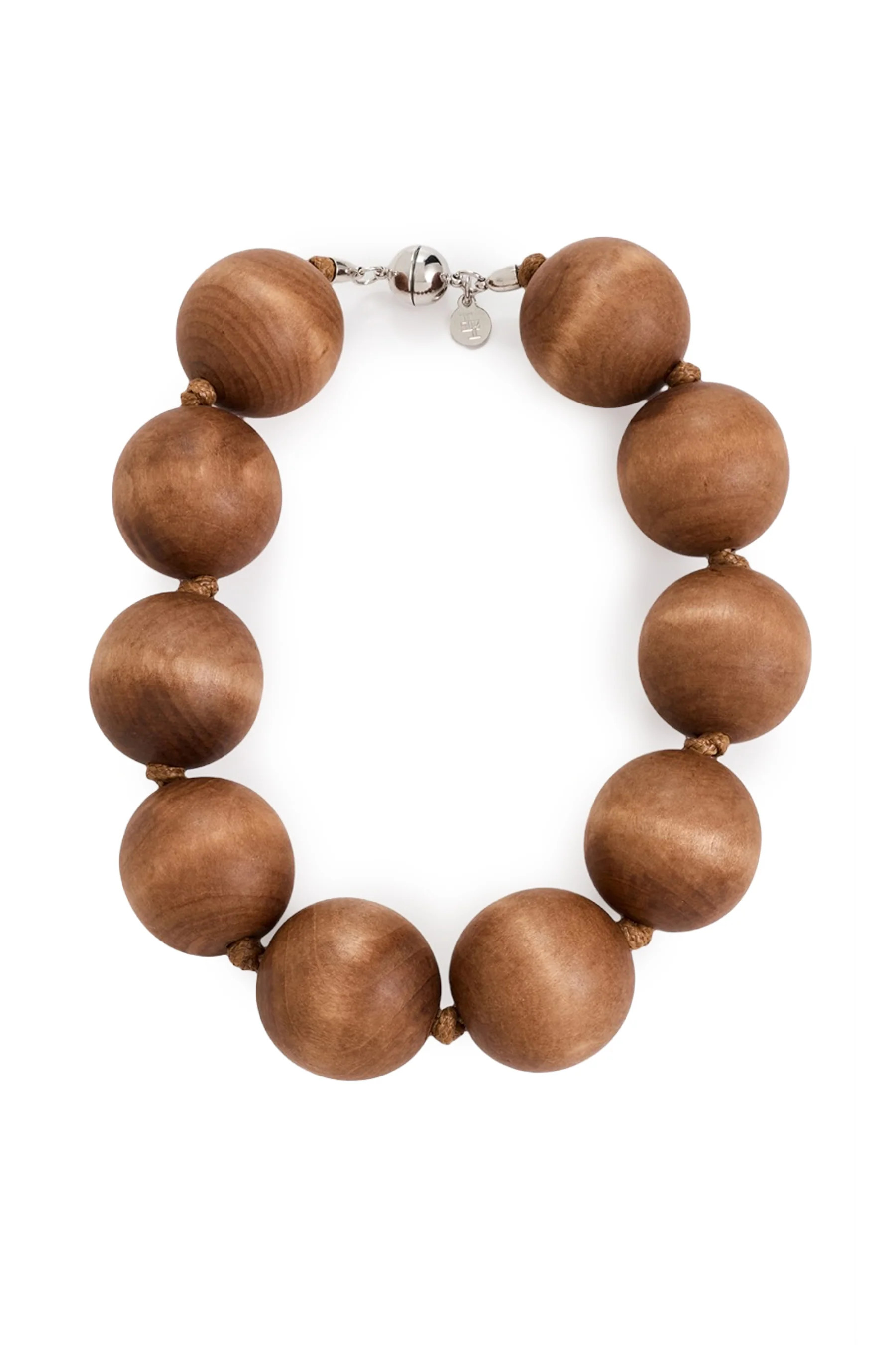 Arlo Oversized Wood Necklace | Lelet NY