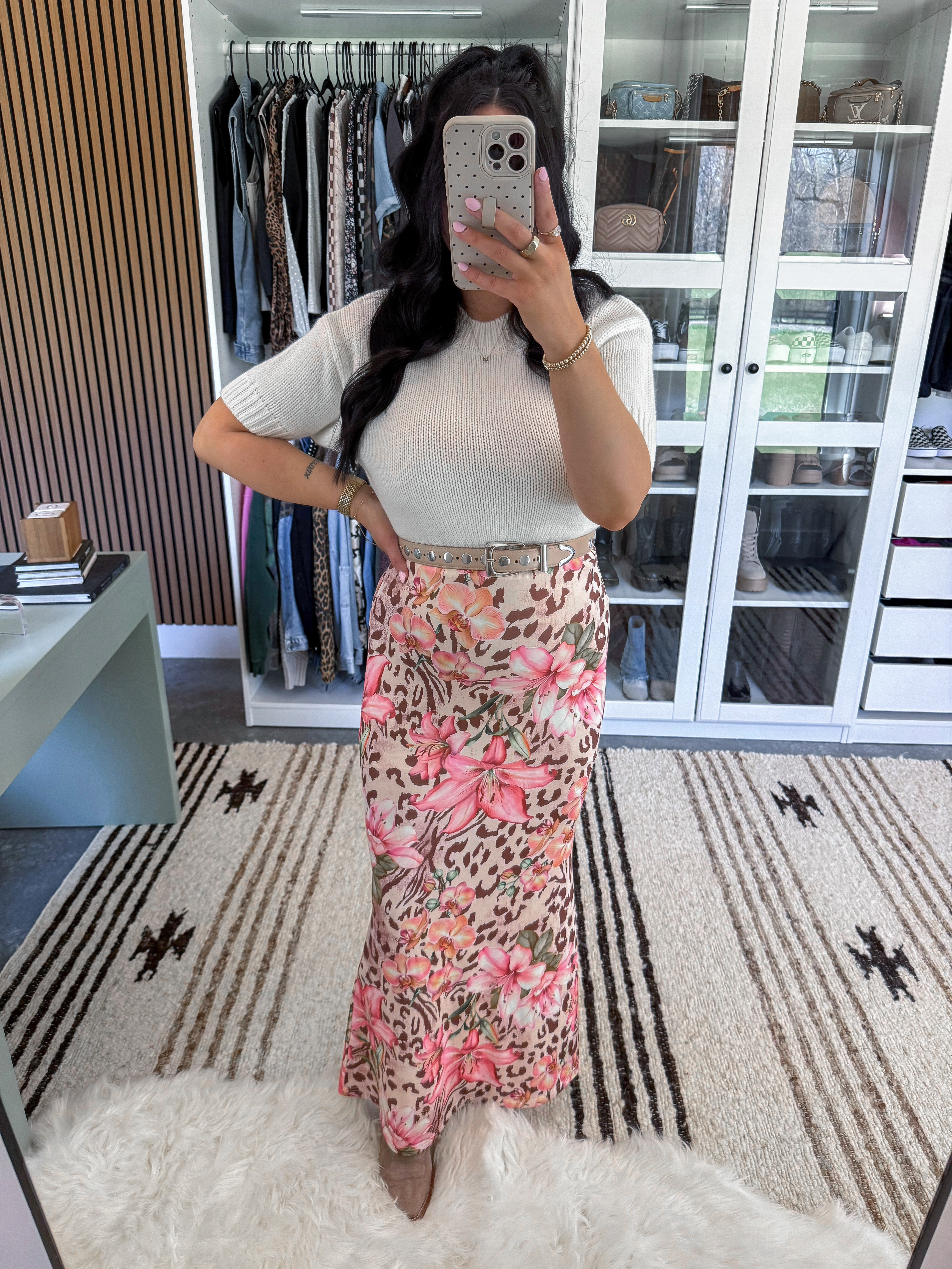 Bump Friendly Easter Outfit Inspo 🌸

Sweater - small (apricot color)
Bralette - medium
Belt - 27-31
Skirt - small (flower 9 option. If I wasn't pregnant I could've easily sized down one!)

This outfit might be one of my favorite options for Easter! I love the fun print on this skirt and how it goes up high enough to cover the bump! I paired it with this short sleeve sweater, this studded belt & my Tecovas cowgirl boots! 

 

 #LTKootd #LTKBump