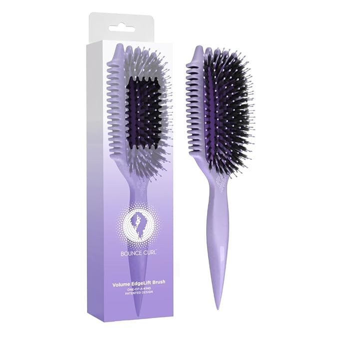 Bounce Curl Volume EdgeLift Brush, 5-in-1 Tool for Volumized Waves, Curls & Coils - Purple | Amazon (US)