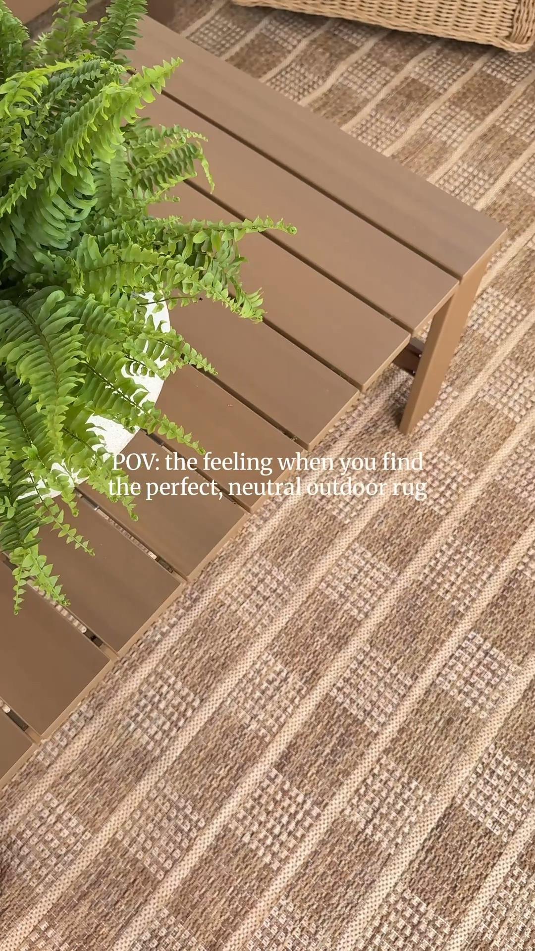 Finding the right neutral outdoor area rug was a breeze at @Rugs USA 
They have a great selection of stylish outdoor area rugs that are currently on sale! Create an extension of your home outdoors. ☀️🌿

#LTKstorytime #LTKHome #LTKSeasonal