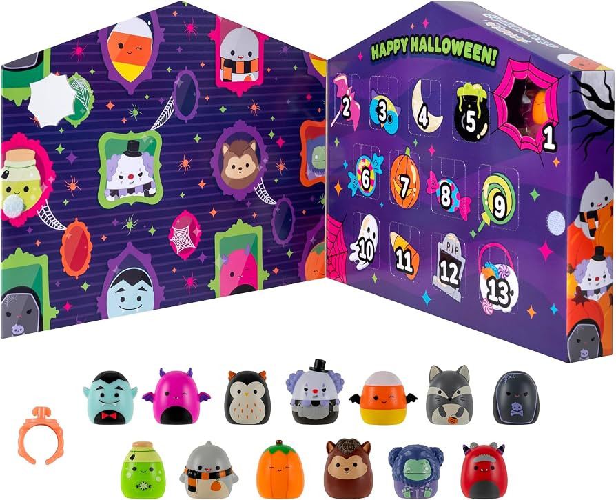 Squish-a-longs Halloween Countdown Calendar \u2013 Includes 13 Mini-Squish (Wave 3) | Amazon (US)