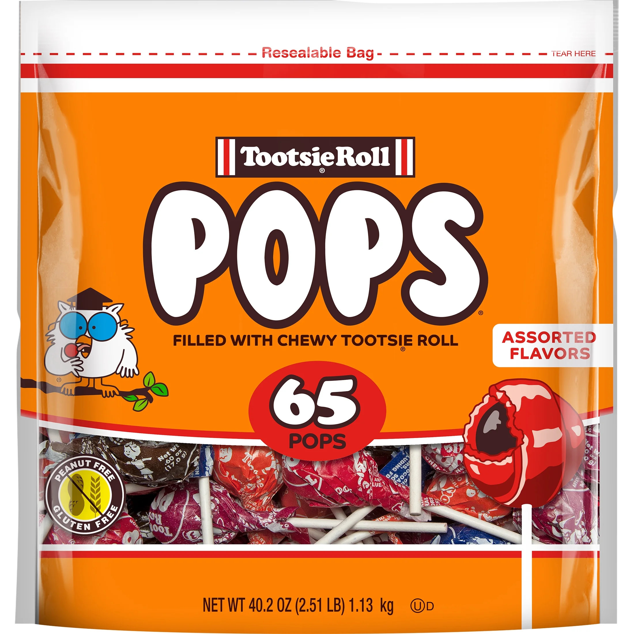 Tootsie Pops, Assorted, 65 Count | Walmart (US)