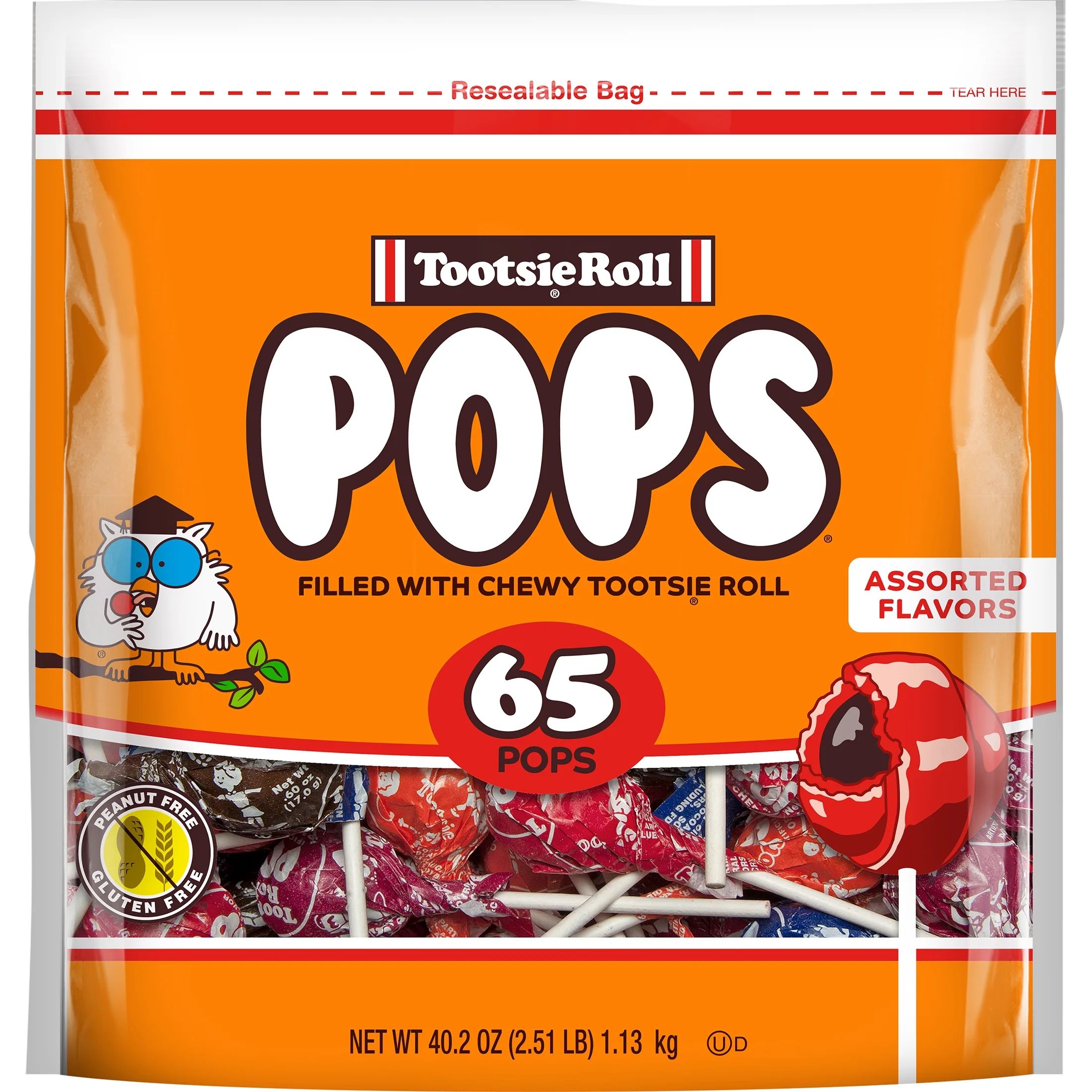 Tootsie Pops, Assorted, 65 Count | Walmart (US)