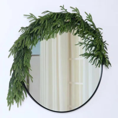 Real Touch Norfolk Pine Garland - 60" Artificial Christmas Garland Faux Pine Greenery Garland For Holiday, Fireplace, Mantle, Window, Indoor, Outdoor | Wayfair North America