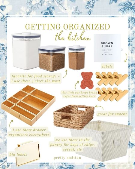 Kitchen organization - kitchen organizers - drawer organizers - pantry bins - pantry organization 

#LTKover40 #LTKhome