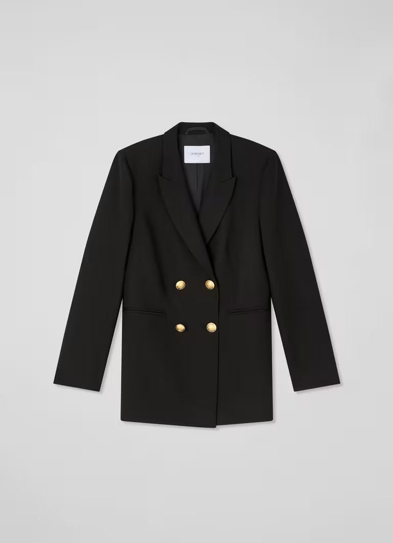 Mariner Black Tailored Jacket | L.K. Bennett (UK)