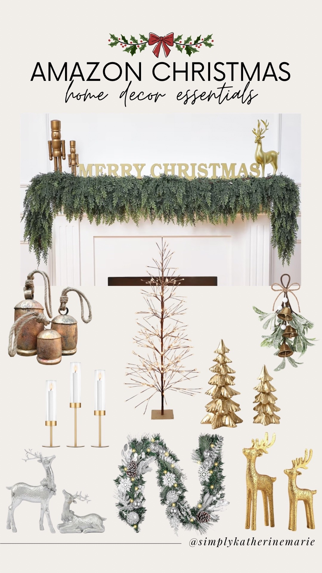 Festive holiday home decor with quick shipping. Grab your last minute decorations in time for Christmas. 

#LTKHome #LTKSeasonal #LTKHoliday