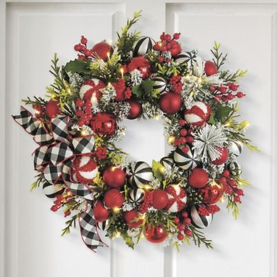 Luxe Camela Christmas Wreath | Grandin Road | Grandin Road