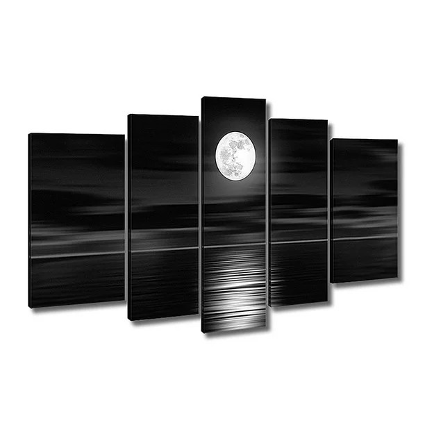 Full Moon Modern Painting Canvas Wall Art Picture Home Decoration Unframed - Walmart.com | Walmart (US)