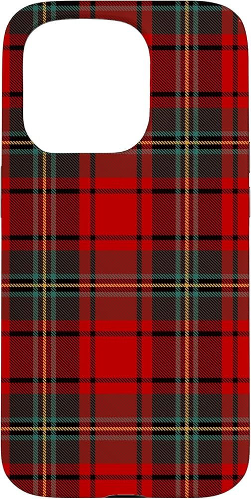 Buffalo Red Plaid Christmas Classic Tartan Holiday Pattern Case for iPhone 15 Pro | Amazon (US)